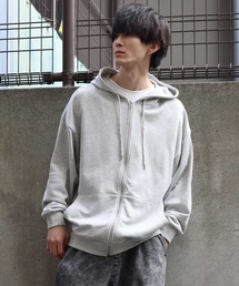 SITRY | Big silhouette full zip sweat hoodie / ビッグシルエット フルジップ スウェット フーディ/パーカー(パーカー)