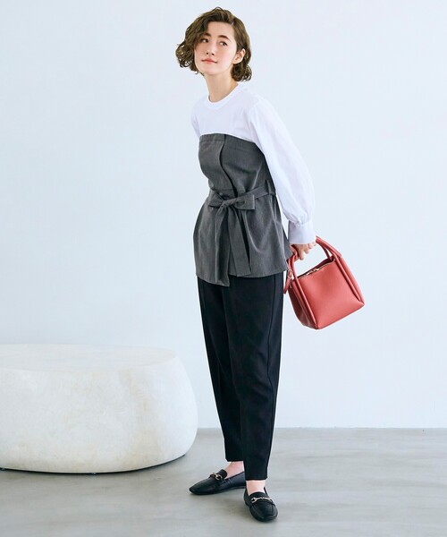 grove（グローブ）の「◆【柔らかい仕立て!足に優しい】人間工学 シンプルローファー（その他シューズ・レディース・ブラック・40/35/45/30）」の10枚目の写真