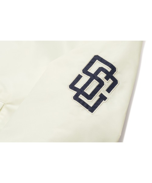 A BATHING APE（アベイシングエイプ）の「BAPE X STADIUM GOODS  VARSITY JACKET（スタジャン・メンズ・ネイビー/アイボリー・XX-LARGE/SMALL/LARGE/X-LARGE/MEDIUM）」の9枚目の写真