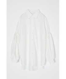 MOUSSY | MULTI GATHER SLEEVE シャツ(シャツ/ブラウス)
