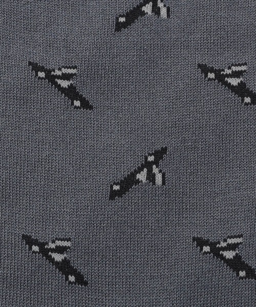 MONSIEUR NICOLE（ムッシュニコル）の「カーモチーフ クルーソックス（ソックス/靴下・メンズ・カーキ/ダークブルー/グレイッシュブルー/ブラック・FREE）」の6枚目の写真