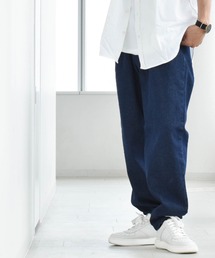 12オンス ワイドテーパード 5ポケット デニムパンツ