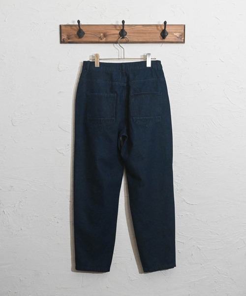 Anytime Songs（エニータイムソングス）の「12オンス ワイドテーパード 5ポケット デニムパンツ（デニムパンツ・メンズ・ブラック系その他2/ブルー系その他2/ブラック系その他/インディゴブルー/ブルー系その他・X-LARGE/MEDIUM/LARGE）」の8枚目の写真