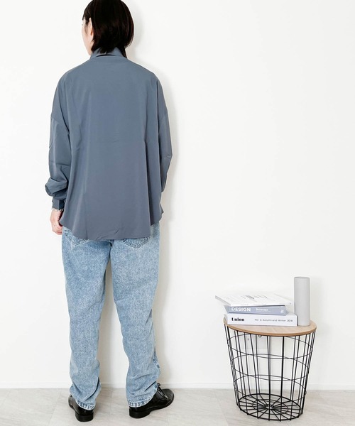 Anytime Songs（エニータイムソングス）の「12オンス ワイドテーパード 5ポケット デニムパンツ（デニムパンツ・メンズ・ブラック系その他2/ブルー系その他2/ブラック系その他/インディゴブルー/ブルー系その他・X-LARGE/MEDIUM/LARGE）」の13枚目の写真