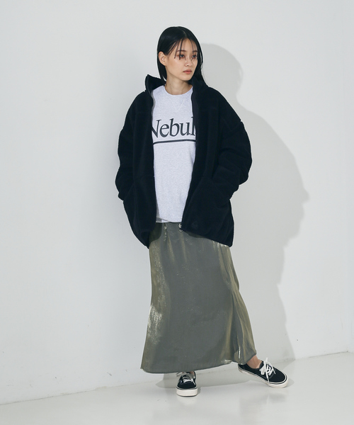 NOMINE(ノミネ)の「【セットアップ対応】スパークシャンブレーマーメイドスカート(スカート・レディース・チャコールグレー/グレー/グリーン/ダークオレンジ・S/M)」の11枚目の写真