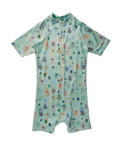 soft gallery(ソフトギャラリー)の「Soft Gallery / 昆虫柄スイムボディ(水着・キッズ・ミント・12M/18M)」の1枚目の写真