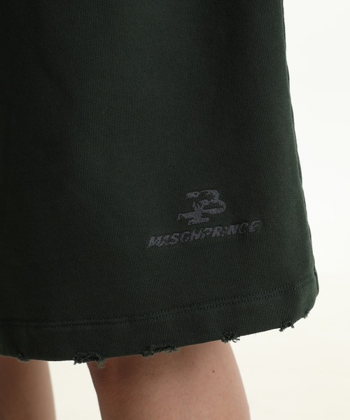 MASONPRINCE(メイソンプリンス)の「ウエストゴム シンプルロゴ スウェットショーツ DK3052【MASONPRINCE】(スウェットパンツ・メンズ・ダークグレー/ホワイト/グリーン・S/L/M)」の13枚目の写真