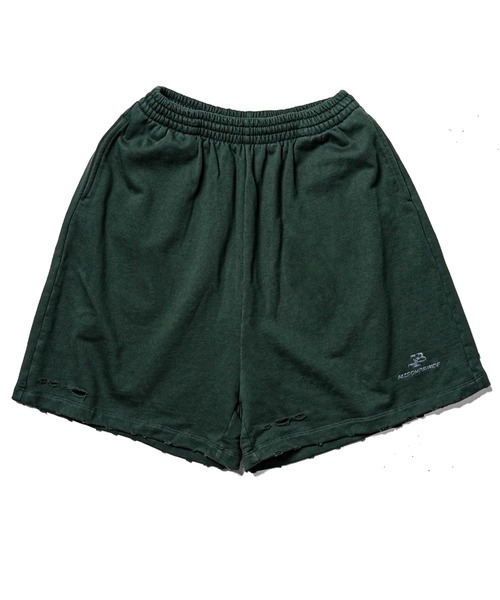 MASONPRINCE(メイソンプリンス)の「ウエストゴム シンプルロゴ スウェットショーツ DK3052【MASONPRINCE】(スウェットパンツ・メンズ・ダークグレー/ホワイト/グリーン・S/L/M)」の12枚目の写真