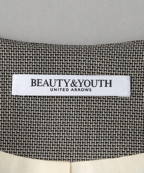 BEAUTY&YOUTH UNITED ARROWS（ビューティーアンドユースユナイテッドアローズ）の「ノーカラー ツイード ベスト（ベスト・レディース・ダークブラウン・S/M）」の15枚目の写真