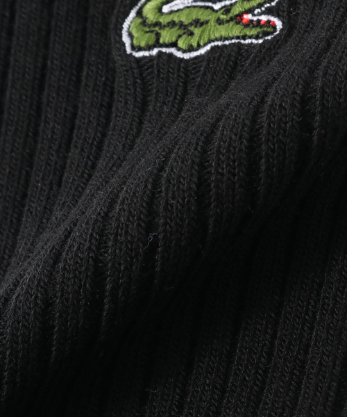 LACOSTE（ラコステ）の「【LACOSTE / ラコステ】 3×2リブクルーソックス（ソックス/靴下・メンズ・ホワイト/ブラック/ネイビー・FREE）」の8枚目の写真