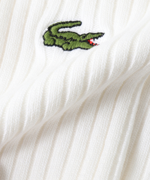 LACOSTE（ラコステ）の「【LACOSTE / ラコステ】 3×2リブクルーソックス（ソックス/靴下・メンズ・ホワイト/ブラック/ネイビー・FREE）」の7枚目の写真