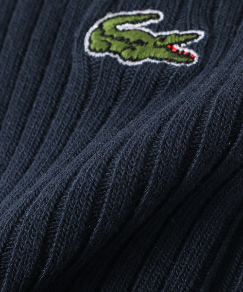 LACOSTE（ラコステ）の「【LACOSTE / ラコステ】 3×2リブクルーソックス（ソックス/靴下・メンズ・ホワイト/ブラック/ネイビー・FREE）」の6枚目の写真
