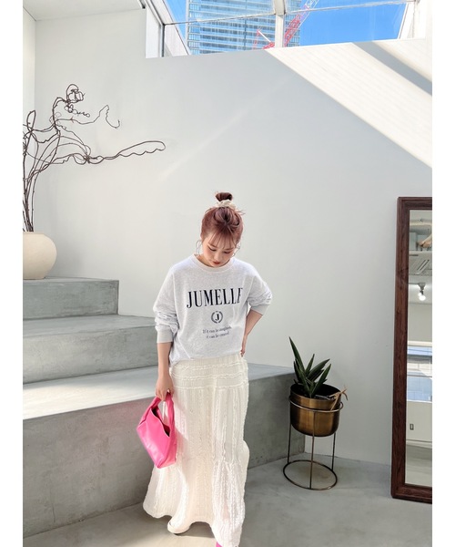 JUMELLE（ジュメロ）の「レースシャーリングスカート（スカート）」 - WEAR