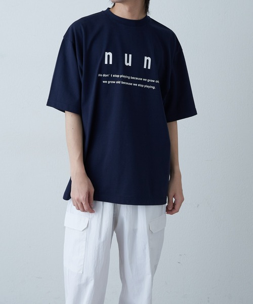 COLONY 2139（コロニートゥーワンスリーナイン）の「フロントメッセージ半袖T（Tシャツ/カットソー・メンズ・ネイビー/ホワイト/ブラック・MEDIUM/LARGE）」の4枚目の写真