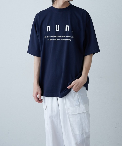 COLONY 2139（コロニートゥーワンスリーナイン）の「フロントメッセージ半袖T（Tシャツ/カットソー・メンズ・ネイビー/ホワイト/ブラック・MEDIUM/LARGE）」の5枚目の写真