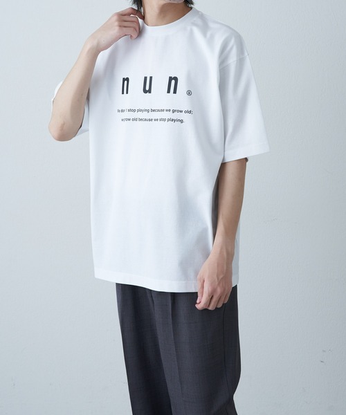 COLONY 2139（コロニートゥーワンスリーナイン）の「フロントメッセージ半袖T（Tシャツ/カットソー・メンズ・ネイビー/ホワイト/ブラック・MEDIUM/LARGE）」の10枚目の写真