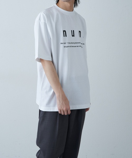 COLONY 2139（コロニートゥーワンスリーナイン）の「フロントメッセージ半袖T（Tシャツ/カットソー・メンズ・ネイビー/ホワイト/ブラック・MEDIUM/LARGE）」の12枚目の写真