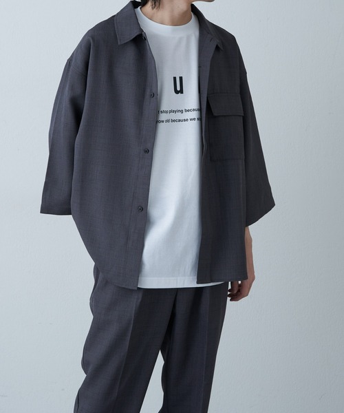 COLONY 2139（コロニートゥーワンスリーナイン）の「フロントメッセージ半袖T（Tシャツ/カットソー・メンズ・ネイビー/ホワイト/ブラック・MEDIUM/LARGE）」の14枚目の写真