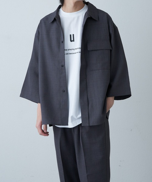 COLONY 2139（コロニートゥーワンスリーナイン）の「フロントメッセージ半袖T（Tシャツ/カットソー・メンズ・ネイビー/ホワイト/ブラック・MEDIUM/LARGE）」の15枚目の写真