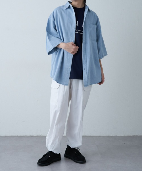 COLONY 2139（コロニートゥーワンスリーナイン）の「フロントメッセージ半袖T（Tシャツ/カットソー・メンズ・ネイビー/ホワイト/ブラック・MEDIUM/LARGE）」の22枚目の写真