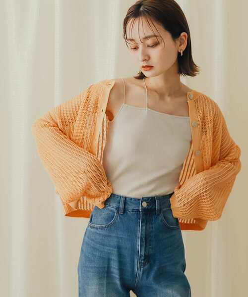 SENSE OF PLACE by URBAN RESEARCH(センスオブプレイスバイアーバンリサーチ)の「カップインアシンメトリーキャミソール(キャミソール・レディース・ライトベージュ/パープル/ベージュ/ブラック・ONE)」の8枚目の写真