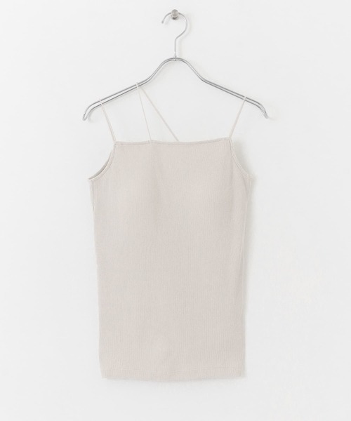 SENSE OF PLACE by URBAN RESEARCH(センスオブプレイスバイアーバンリサーチ)の「カップインアシンメトリーキャミソール(キャミソール・レディース・ライトベージュ/パープル/ベージュ/ブラック・ONE)」の21枚目の写真