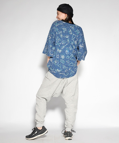 ALDIES(アールディーズ)の「Constellation Big T / コンステレーションビッグT(Tシャツ/カットソー・メンズ・ブルー/ホワイト/イエロー/ネイビー・FREE)」の17枚目の写真