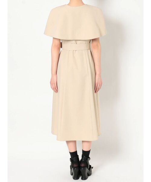 EATME（イートミー）の「ケープカラーワンピース（ワンピース・レディース・ブラック/ベージュ・SMALL/MEDIUM）」の11枚目の写真