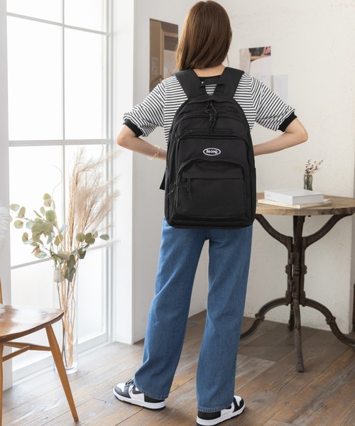 Miniministore（ミニミニストア）の「通勤・通学・アウトドアにも！ 大容量 リュックサック（バックパック/リュック・レディース・ロイヤルブルー/ブラック・FREE）」の5枚目の写真