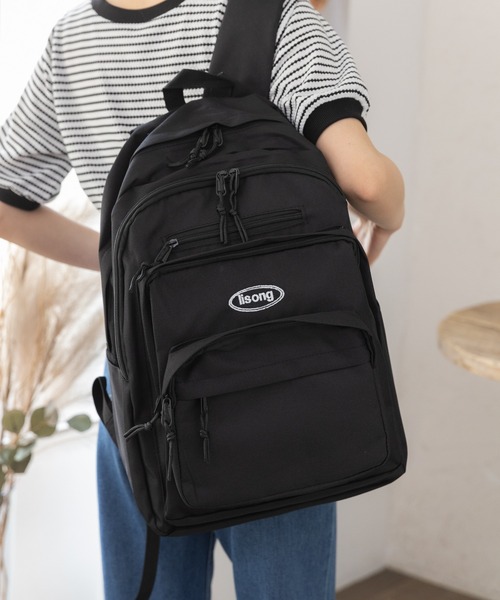 Miniministore（ミニミニストア）の「通勤・通学・アウトドアにも！ 大容量 リュックサック（バックパック/リュック・レディース・ロイヤルブルー/ブラック・FREE）」の3枚目の写真