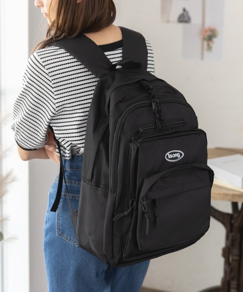 Miniministore（ミニミニストア）の「通勤・通学・アウトドアにも！ 大容量 リュックサック（バックパック/リュック・レディース・ロイヤルブルー/ブラック・FREE）」の4枚目の写真