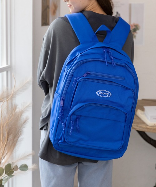 Miniministore（ミニミニストア）の「通勤・通学・アウトドアにも！ 大容量 リュックサック（バックパック/リュック・レディース・ロイヤルブルー/ブラック・FREE）」の20枚目の写真