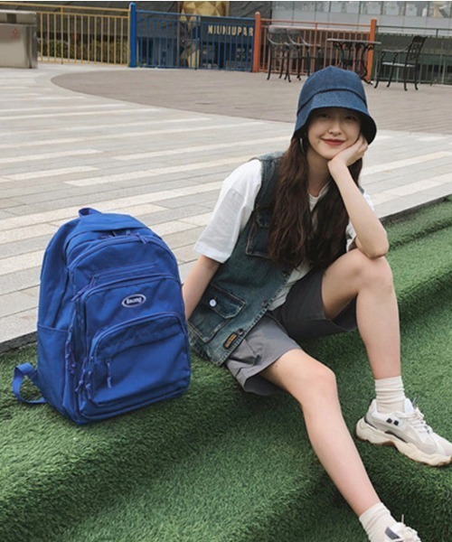 Miniministore（ミニミニストア）の「通勤・通学・アウトドアにも！ 大容量 リュックサック（バックパック/リュック・レディース・ロイヤルブルー/ブラック・FREE）」の22枚目の写真