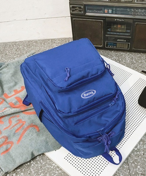 Miniministore（ミニミニストア）の「通勤・通学・アウトドアにも！ 大容量 リュックサック（バックパック/リュック・レディース・ロイヤルブルー/ブラック・FREE）」の21枚目の写真