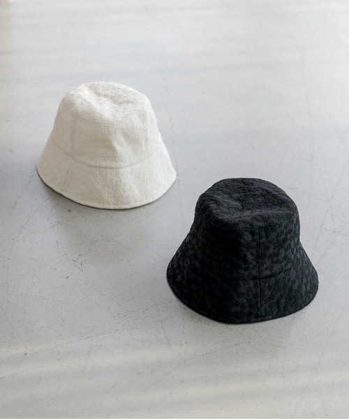 OLIVE des OLIVE（オリーブデオリーブ）の「ジャガードクロ―シュハット　1031150060（ハット・レディース・ブラック/アイボリー・FREE）」の20枚目の写真