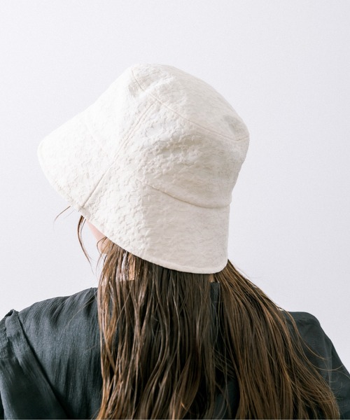 OLIVE des OLIVE（オリーブデオリーブ）の「ジャガードクロ―シュハット　1031150060（ハット・レディース・ブラック/アイボリー・FREE）」の3枚目の写真