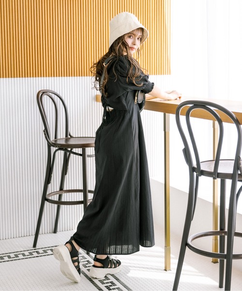 OLIVE des OLIVE（オリーブデオリーブ）の「ジャガードクロ―シュハット　1031150060（ハット・レディース・ブラック/アイボリー・FREE）」の13枚目の写真