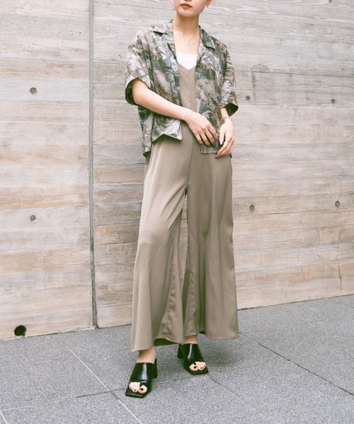 Happy John（ハッピージョン）の「art design open color shirt/アートデザインオープンカラーシャツ（シャツ/ブラウス・レディース・ブルー/グリーン/ブラック・FREE）」の11枚目の写真