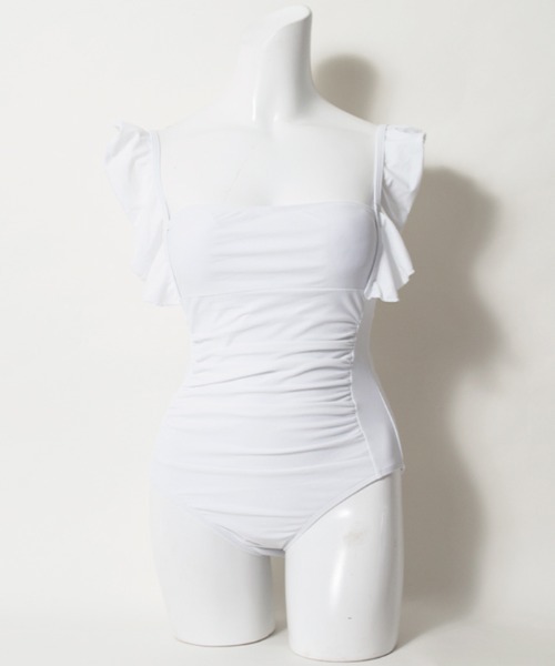 LAVIA(ラヴィア)の「バックオープンワンピースビキニ(水着・レディース・ブラック/ホワイト・L/M)」の22枚目の写真