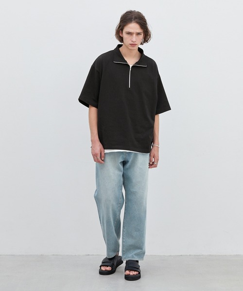 トップス EMMA 手洗い可能】再入荷バックジップジョーゼットTブラウス Emma