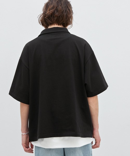 トップス EMMA 手洗い可能】再入荷バックジップジョーゼットTブラウス Emma