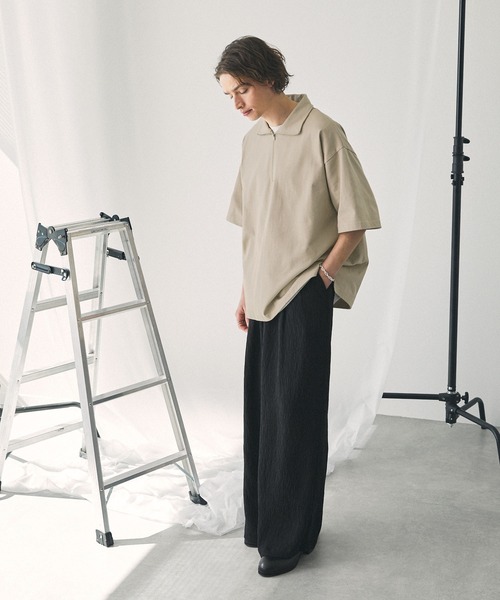 ER フットボールシャツ emma エマ ミジンボーダーオーバーサイズショートスリーブリンガーTシャツ