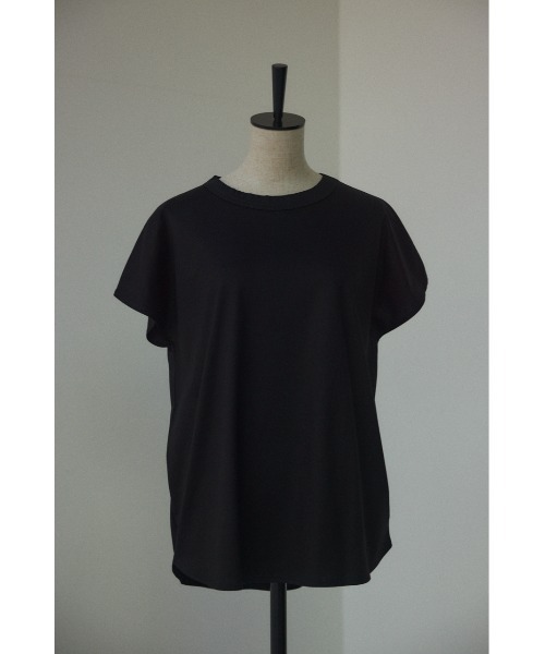 BLACK BY MOUSSY（ブラックバイマウジー）の「plain dolman tops（プレーンドルマントップス）（Tシャツ/カットソー・レディース・オフホワイト/ダークブルー/ブラック・FREE）」の3枚目の写真