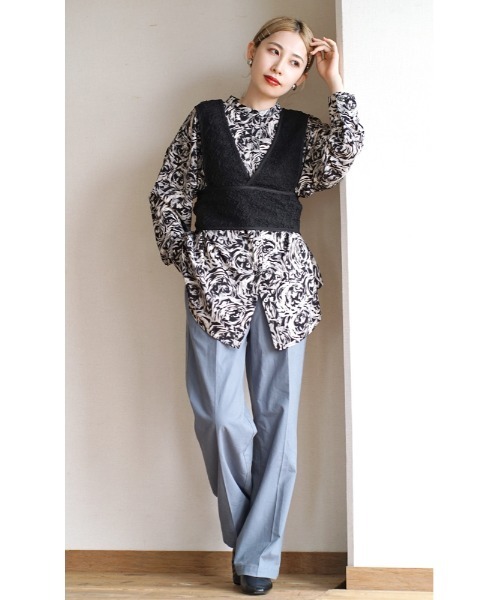 zootie（ズーティー）の「カットジャガード バックリボン