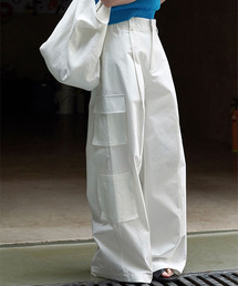 chuclla | センタープリーツ カーゴワイドパンツ chw23s083(カーゴパンツ)