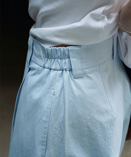 chuclla（チュクラ）の「センタープリーツ カーゴワイドパンツ chw23s083（カーゴパンツ・レディース・ライトブルー/ホワイト・L/M/S）」の15枚目の写真