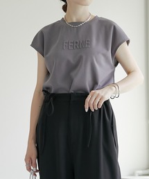 COLLAGE GALLARDAGALANTE | ジョーゼットソリッドTシャツ(Tシャツ/カットソー)