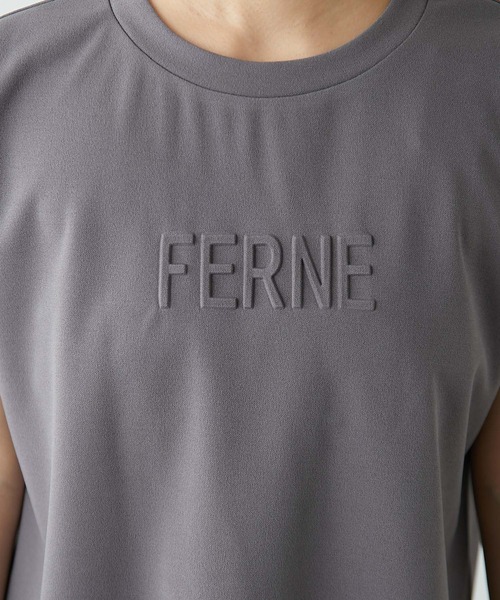 COLLAGE GALLARDAGALANTE（コラージュガリャルダガランテ）の「ジョーゼットソリッドTシャツ（Tシャツ/カットソー・レディース・チャコールグレー/ミント・FREE）」の4枚目の写真