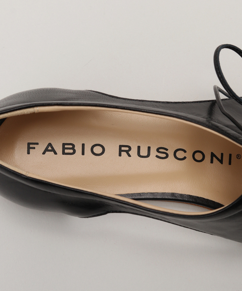 FABIO RUSCONI（ファビオルスコーニ）の「【FABIO RUSCONI / ファビオルスコーニ】リボンスクエアトゥシューズ（その他シューズ・レディース・ブラック・36/37/38）」の5枚目の写真