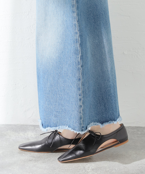 FABIO RUSCONI（ファビオルスコーニ）の「【FABIO RUSCONI / ファビオルスコーニ】リボンスクエアトゥシューズ（その他シューズ・レディース・ブラック・36/37/38）」の10枚目の写真